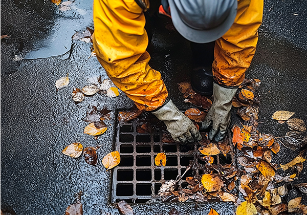 敷地内の異臭やぬめりが気になる施設のイメージ